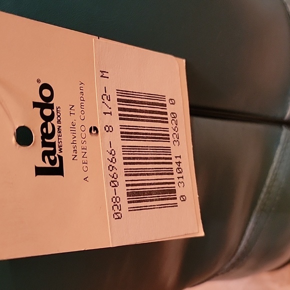 Laredo Teal Heeled Boots - Picture 13 of 15